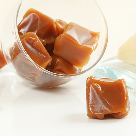 Caramel au beurre salé à la Nacre de sel de Millac - Le Bonbon