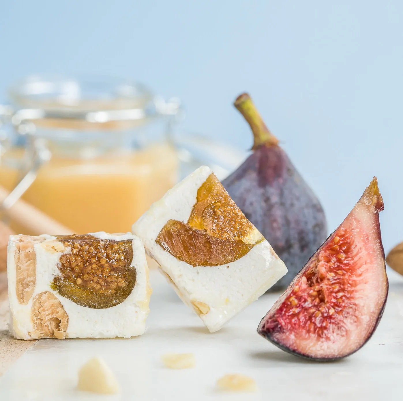 Tendre Nougat de Figues confites Le Bonbon Français