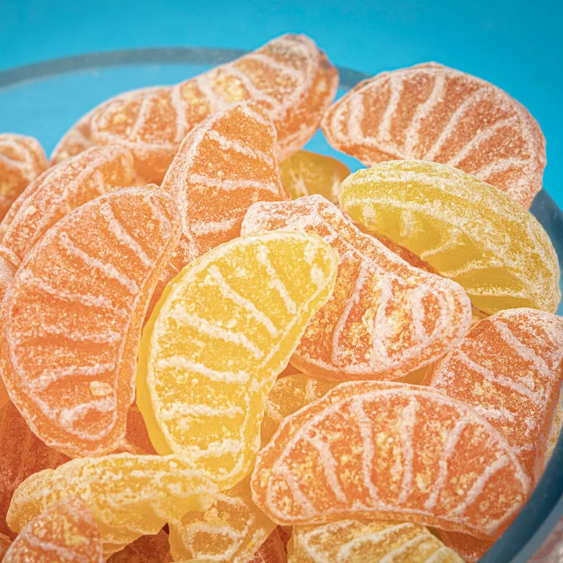 Bonbon quartier d'orange et citron artisanal le bonbon francais