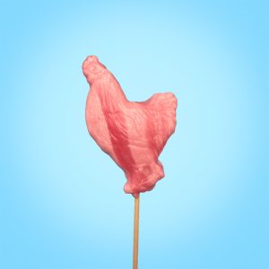 sucette en forme de poule le bonbon français