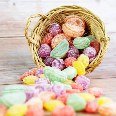 photo ambiance produit Le Bonbon Français, Farandole de fruits, bonbon d'antan