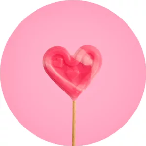 photo sucette, sucette cœur, sucette saint-valentin, cadeau saint-valentin, le bonbon français