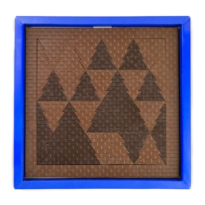 Coffret Puzzle sapin - Petits Carreaux de Paris photo produit, coffret puzzle de chocolat, chocolat au lait, chocolat noir, coffret cadeau, coffret noël, noël, chocolat de noël, décors de noël, petits carreaux de paris