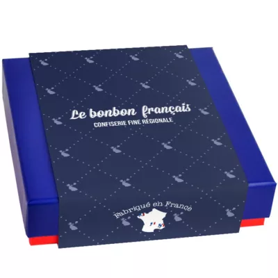 photo coffret, photo packaging, coffret confiserie artisanale, coffret bonbons naturels, coffret premium, confiserie, confiseries, artisanal, le bonbon français