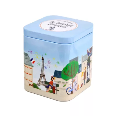 packshot boite métal, vie parisienne, confiserie artisanale, confiserie française, confiserie naturelle, bonbon artisanal, bonbon naturel, le bonbon français