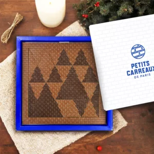 coffret cadeau chocolat, coffret cadeau noël, coffret puzzle sapin