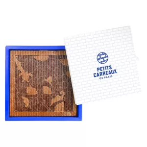 coffret cadeau chocolat, coffret cadeau, coffret puzzle de la mer, chocolat noir, chocolat au lait, petits carreaux de paris