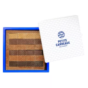 coffret puzzle de chocolat, chocolat au lait, chocolat noir, coffret cadeau, petits carreaux de paris